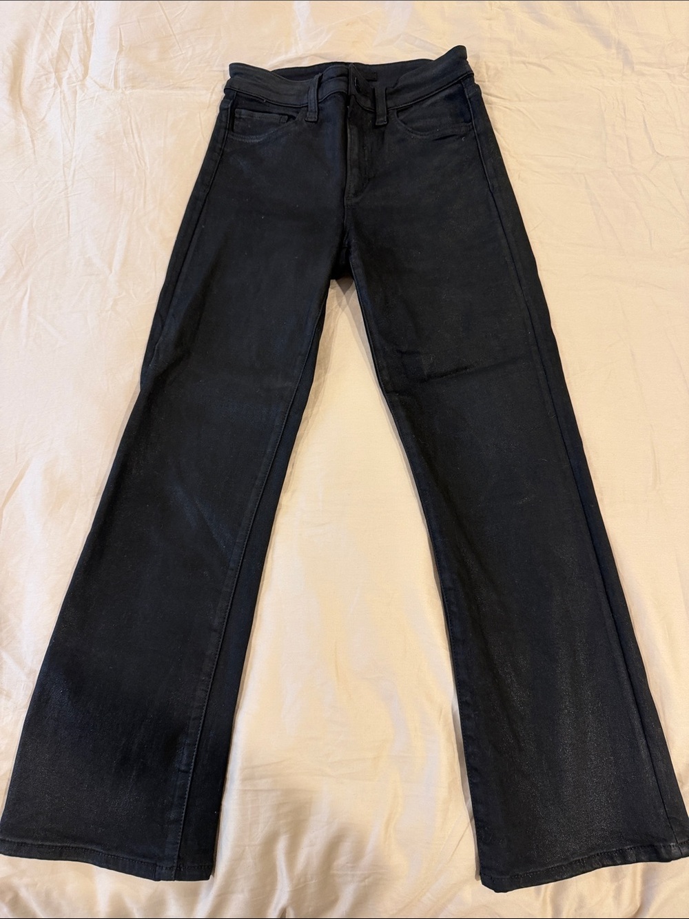 Joe's Jeans Black Wide-Leg Flare Jeans